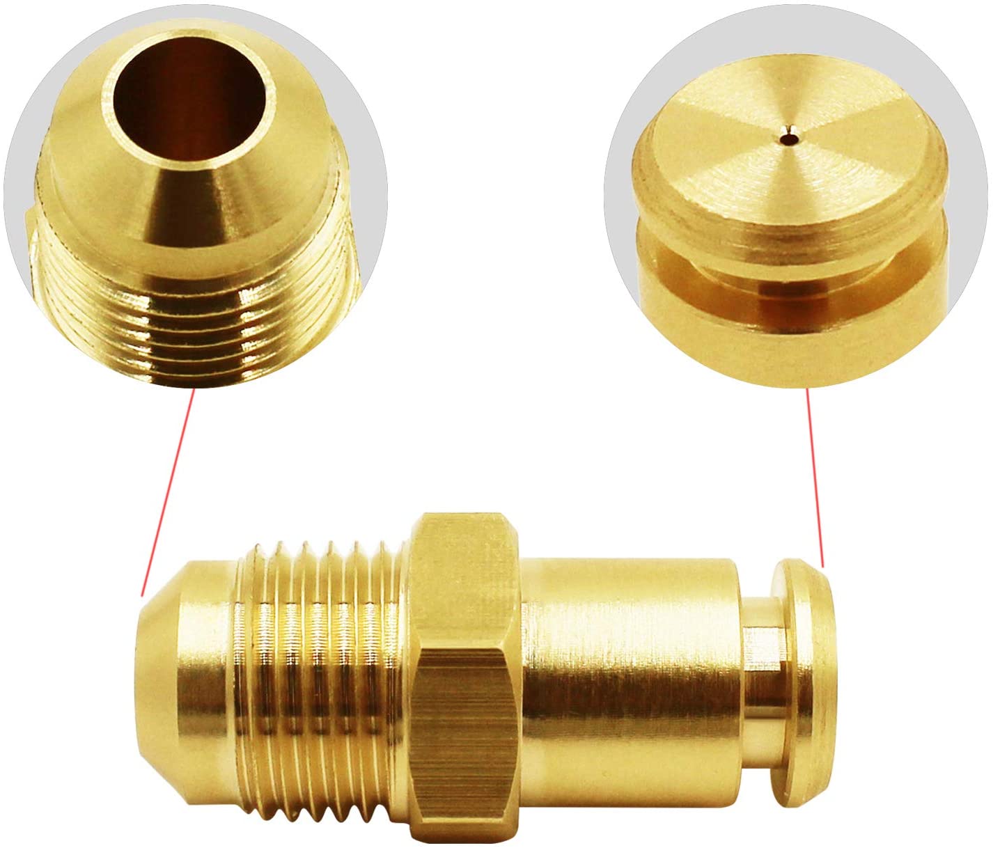 Adaptateur de poêle de camping 1lb Entrée de petit réservoir
