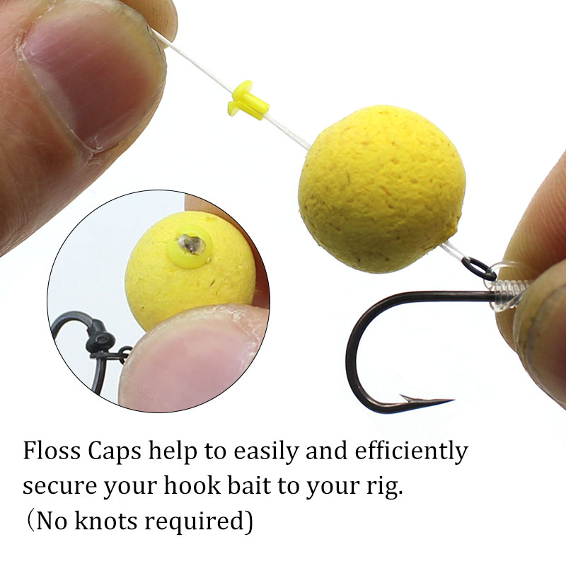 10 Kaarten Karpervissen Accessoires Haak Aas Floss Cap Vissen Karper Pop Up Boilies Stop Kralen Karper Pakken Rigs Aas stopper Tool