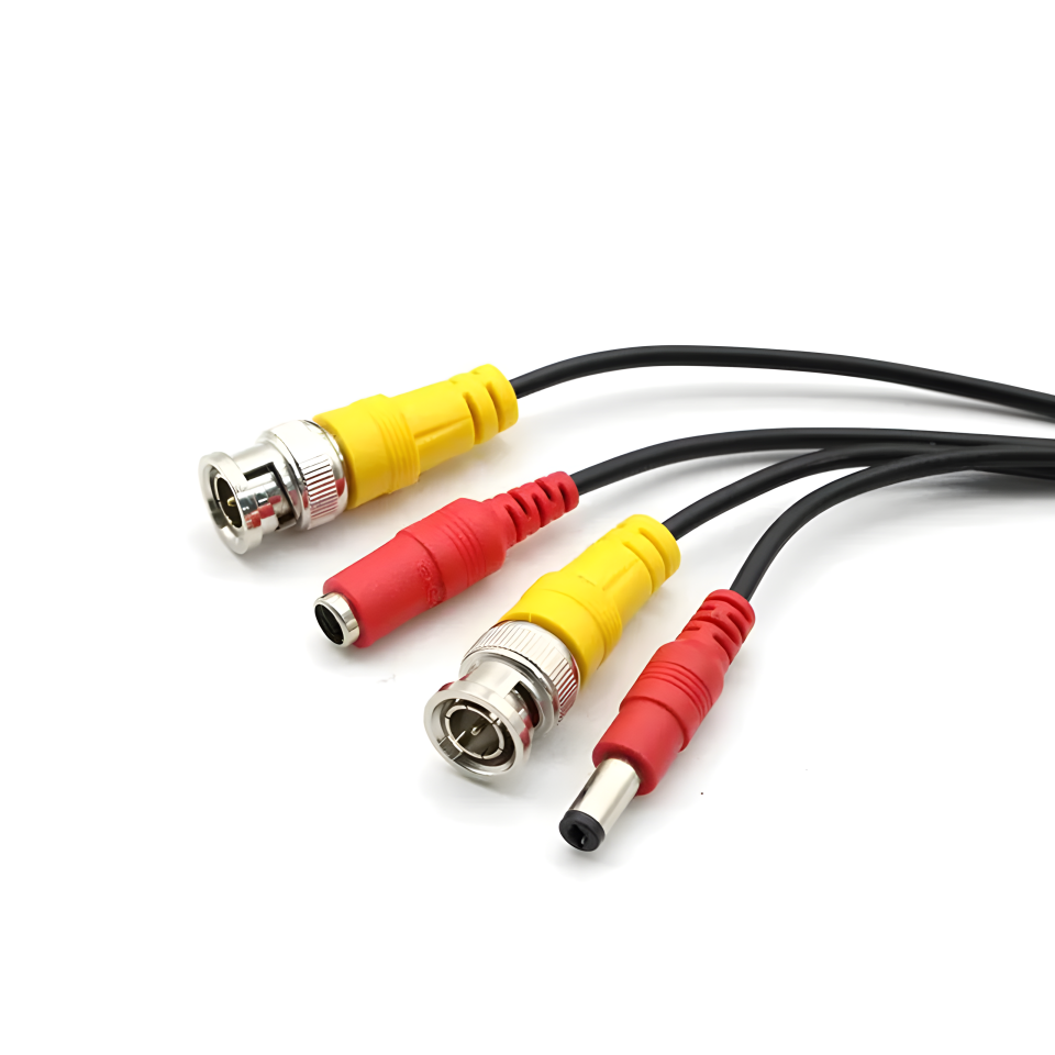 ALL COPPER 2in1 AHD CCTV CAMERA Cable HD 5m 10m 15m 20m 25m 30m 50m Video+Power Security Camera Wire Extension Extension Bnc+Dc