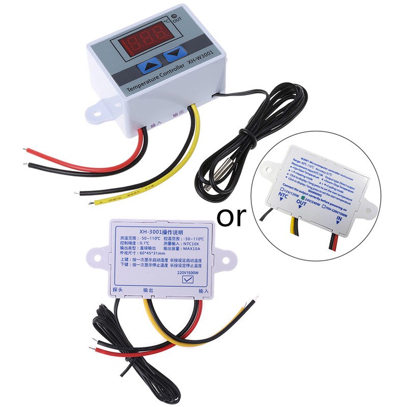 220V Digitale Temperatuur Controller Reptiel Thermostaat Hoge precisie Schakelaar Microcomputer Uitkomen Controller C42