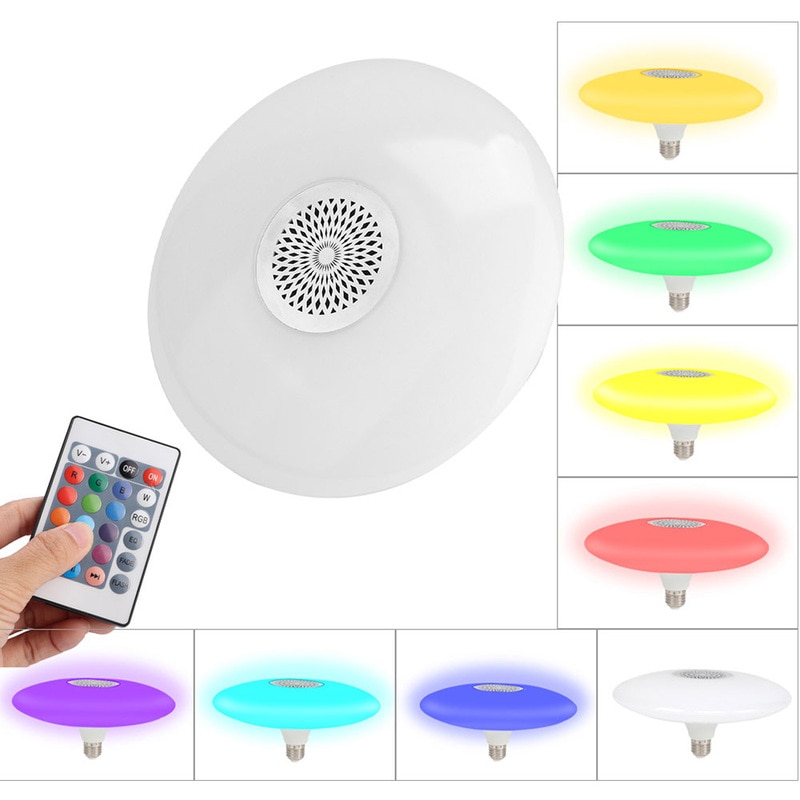 Smart Home Lamp Kleur RGB Lamp Intelligente Afstandsbediening Bluetooth Speaker Verstelbare Smart Light Led Gloeilamp