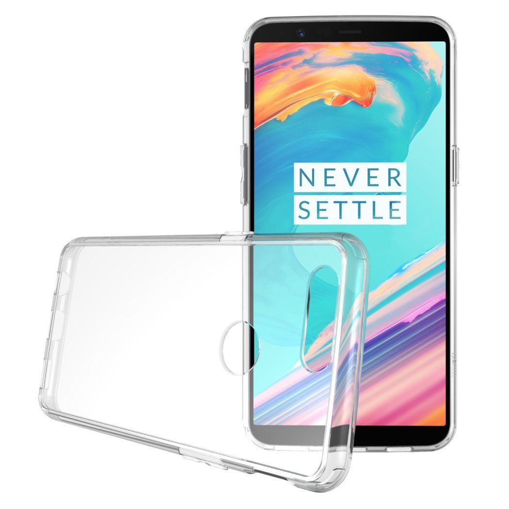 Custodia morbida originale in TPU per OnePlus 5 T 5T Cover sottile e sottile con bordo in silicone protettivo One Plus 5T Cover posteriore trasparente per telefono
