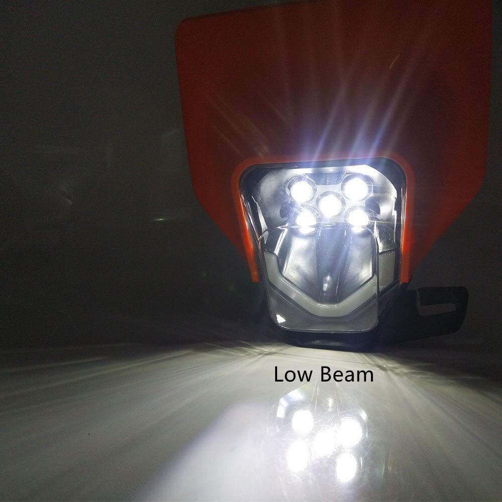 Motorcycle LED Headlight DRL Light For Husqvarna FC FE FX TC TE TX 125 250 300 350 450 501 FE250 FC250 TC250 Motorbike Headlamp.