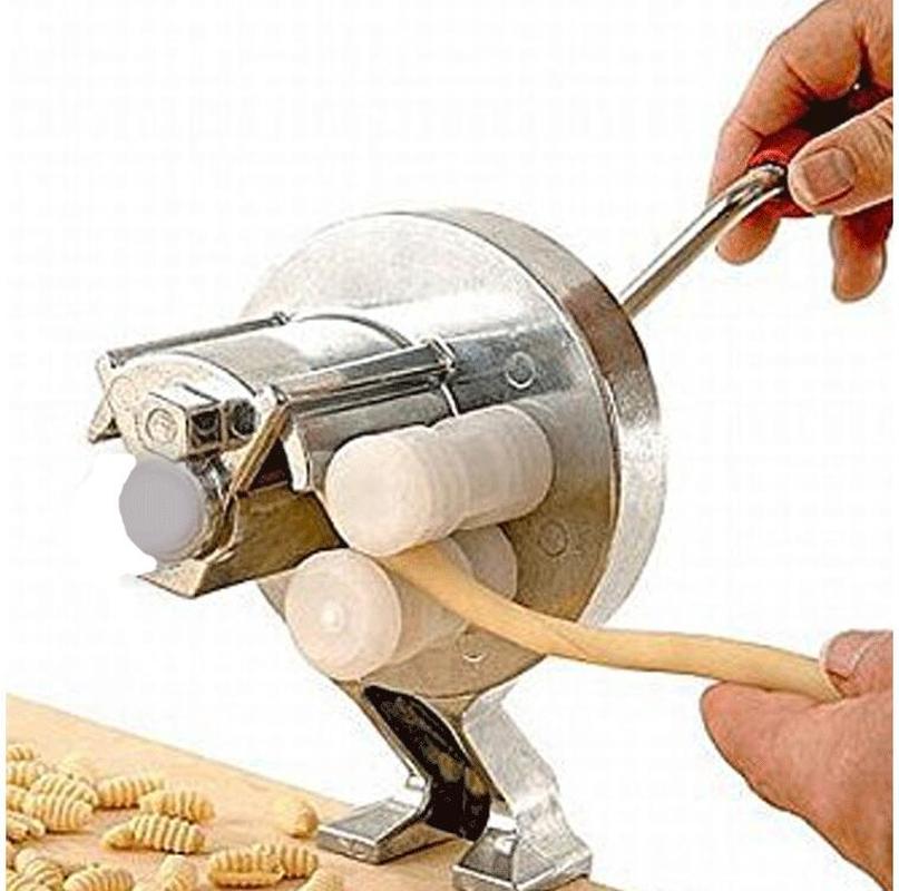 Pastatillverkare aluminiumlegering spagetti pastatillverkare cavatelli fettuccine nudelpressmaskin hem kök pasta matlagningsverktyg