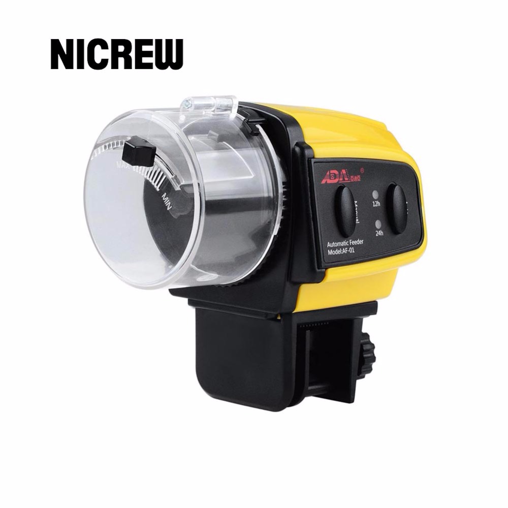Nicrew Aquarium Tank Automatic Fish Feeder Digital LCD Timer Food