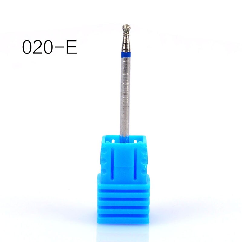 Broca de diamante 6 tipo 3/32, fresa para manicura, cortador para pedicura, máquina eléctrica, dispositivo, herramienta para manicura, fresa: E