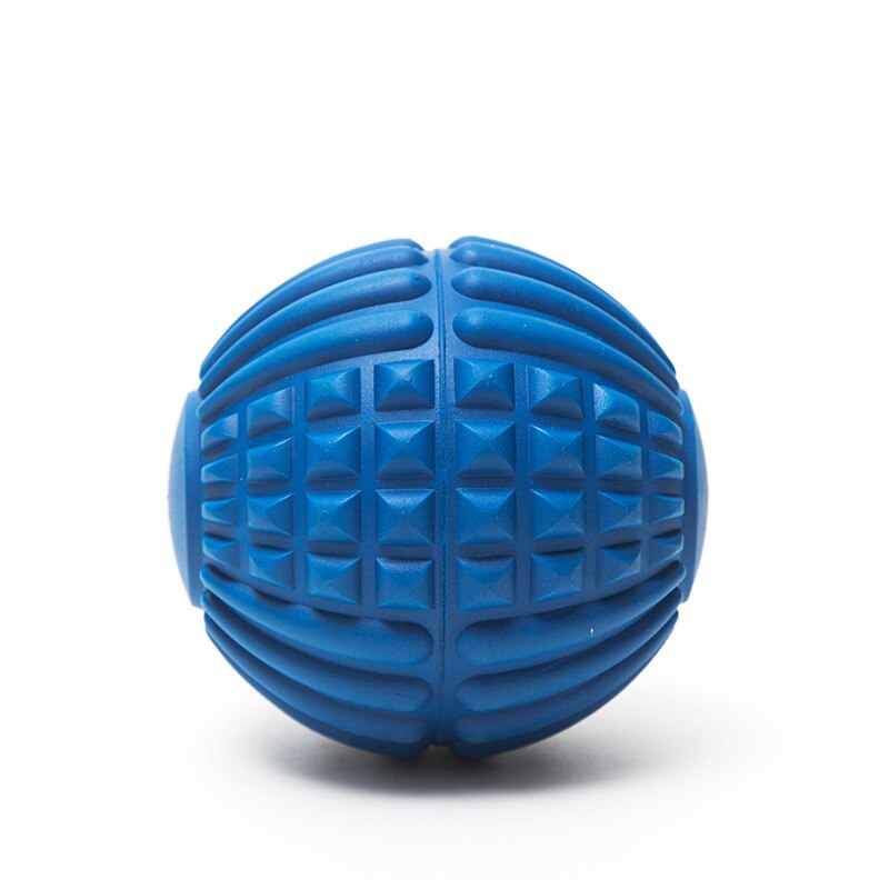 Hecatal yoga fascia bold balance træning fodmassage bold muskelafspænding fitness single ball eva pilates massagebold: Blå