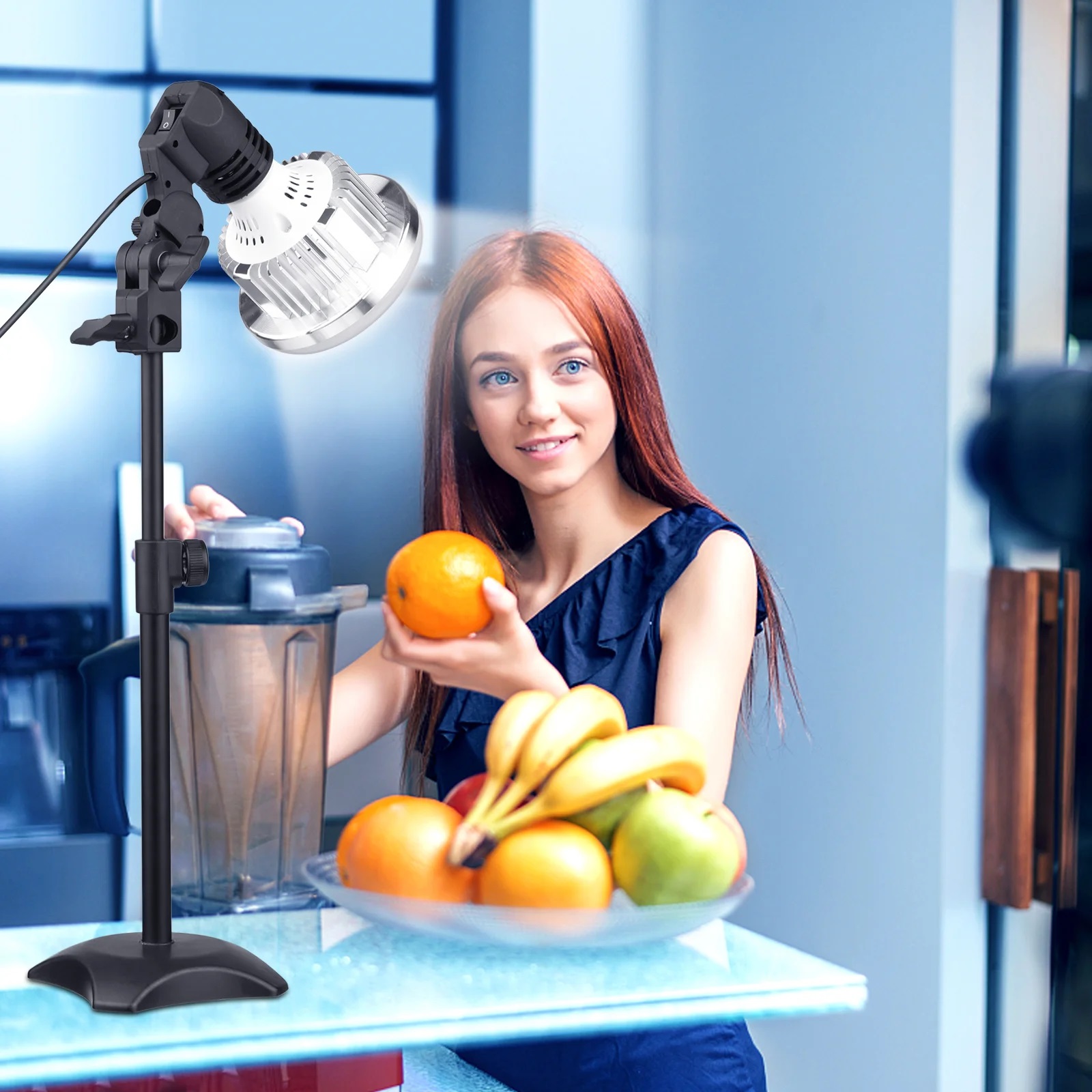 155w led-lampor 3200k-5500k fotolampor  e27 fästen med fjärrkontroll för studiofotografering hemmalager kontor