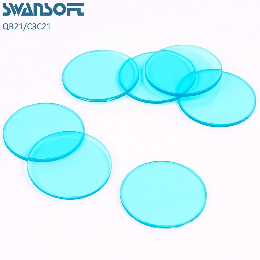 Optical blue glass cyan filter Visible light filter QB21