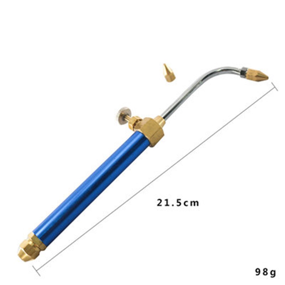 Oxhídrico soldadura de soplete de Gas herramienta Mini de oxígeno de agua antorcha máquina de soldadura para joyería de Cable Reparación de endurecimiento: blue handle