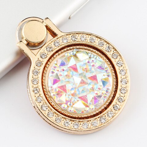 Luxury Diamond Shiny Metal Mobile Phone Ring Stand Stick Socket 360 Holder Cell Phone Telephone Support for mobile phones: zs gold