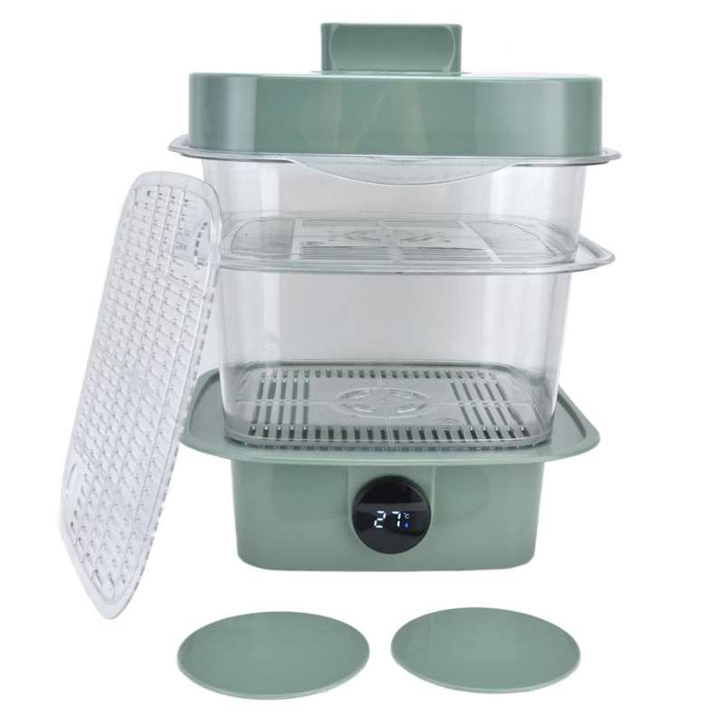 4Pcs/Set Multilayer Food Insulation Cover Transparent Leftovers Dust Cover with Temperature Panel Kitchen Gadgets Food Container