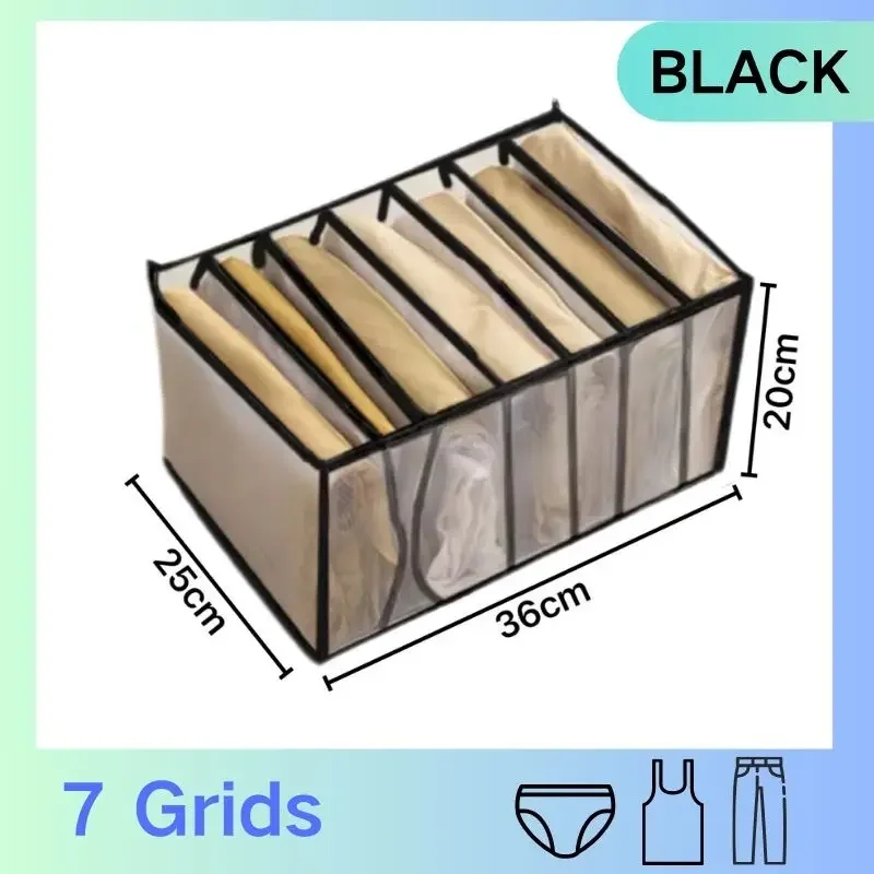 Foldable Wardrobe Organizers Underwear Organizer Box Bra Underwear Sock Organizer Box for Underwear Socks Pants in the Cabinet: WHITE