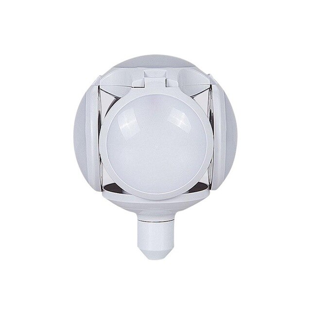 De Lamp Voetbal Vorm Super Heldere Binnenverlichting Oogbescherming Spaarlamp E27 Bubble Ball Bulb: White