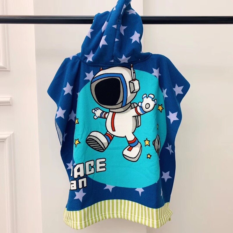 Handtuch Poncho für freundlicher Mikrofaser Bademantel freundlicher Surfen Schwimmbad Strand Ändern Kleid Mädchen Jungen Schnell Trocken Baden Schwimmen Handtücher