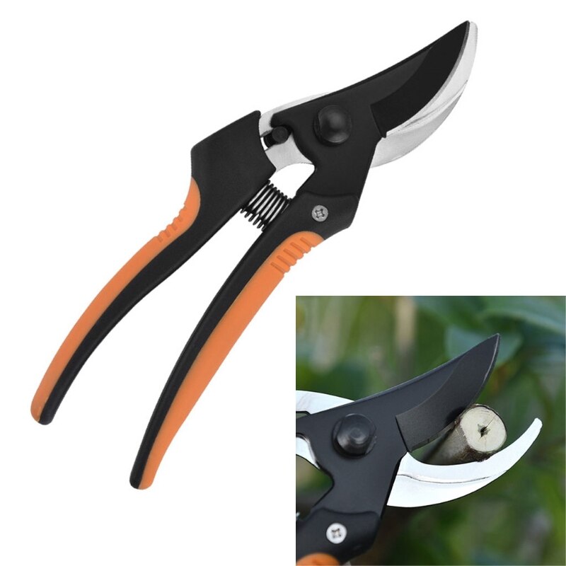 SK5 Plant Trim Horticulture Hand Pruner Cut Secateur Shrub Garden Scissor Tool Anvil Branch Shear Orchard Pruning Shears