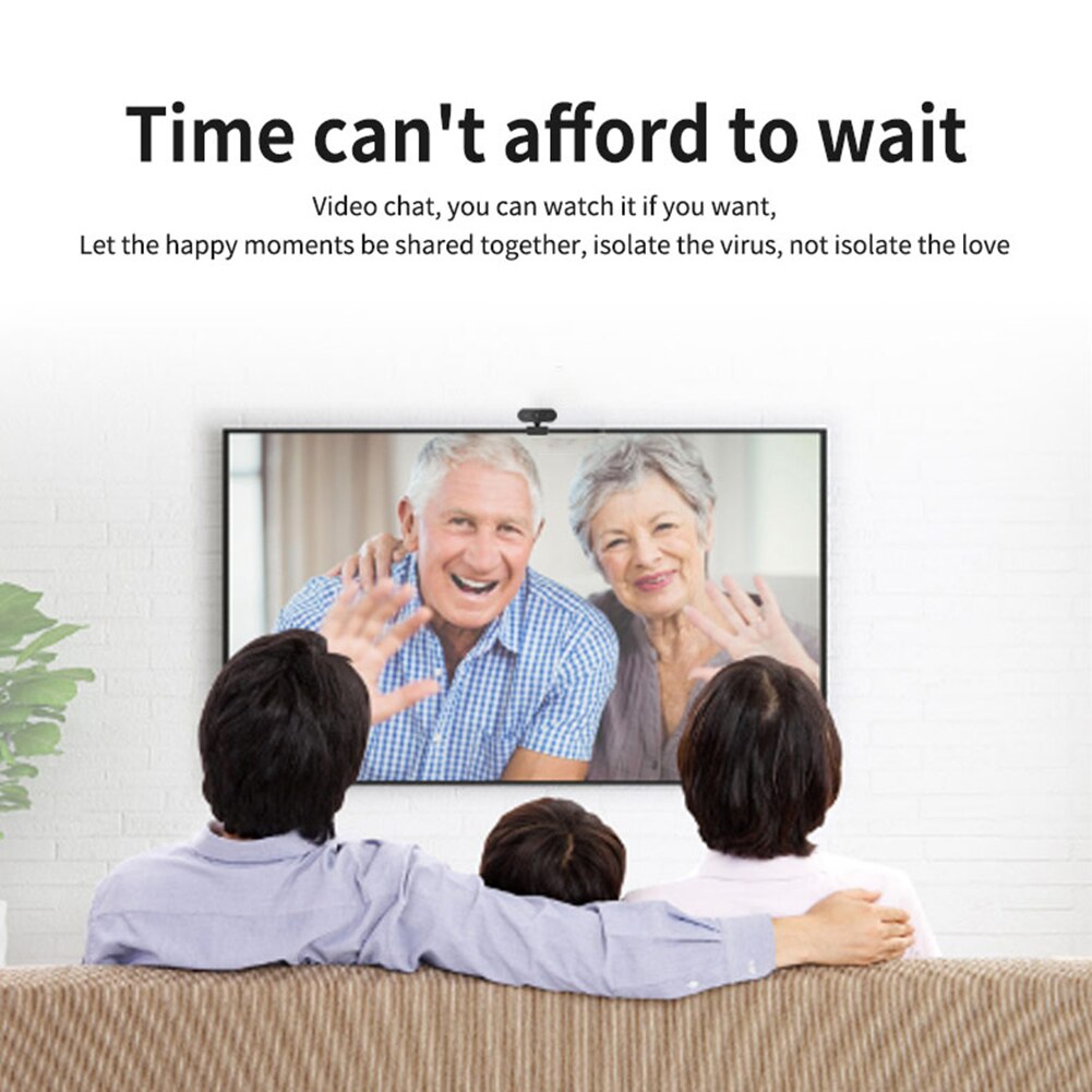 USB 2.0 Web Camera 1080P Set CMOS Webcam Office Caring Built-in Microphone Computer Supplies for Computer Monitor