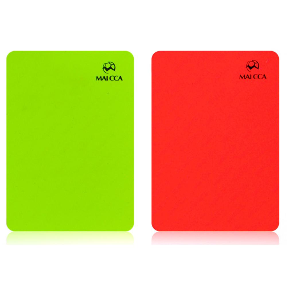 Voetbal Rode En Gele Kaarten Record Rode Kaart Gele Kaart Scheidsrechter Tool Apparatuur Met Lederen Case En Balpen