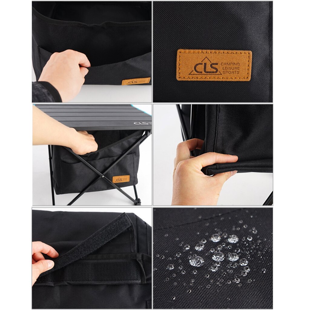 Mini Camping Tisch Faltbare Essen Schreibtisch Picknick BBQ Schreibtisch Laptop Unterstützung w/Hängen Tasche draussen Angeln Wandern Reise Garten Strand