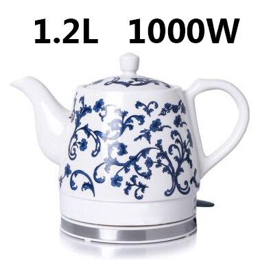 Elektrische Keramische Waterkoker Waterkoker Water Verwarming Apparaat Theepot Waterkoker Automatische Power Off 220V Eu Us Plug: 1.2L model E