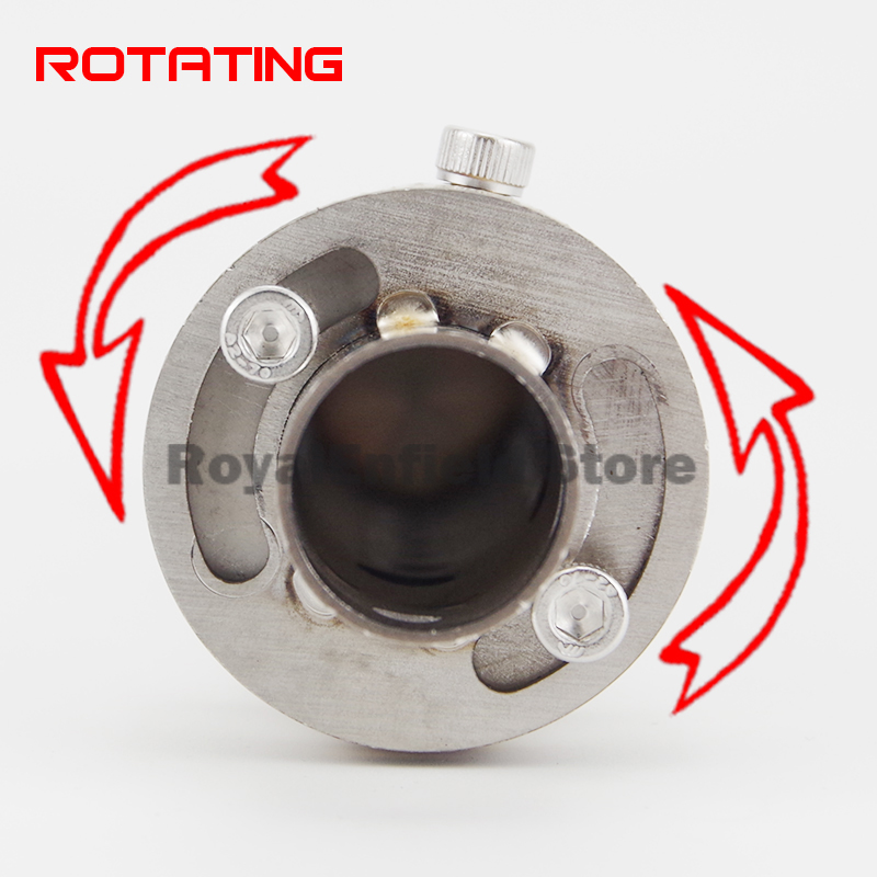 Silenciador Universal de 48MM para silenciador de escape de motocicleta, silenciador de enchufe ajustable con sonido de ruido DB Killer
