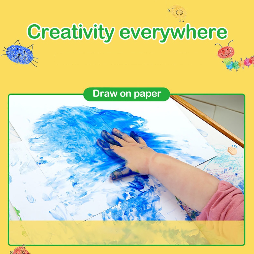 Pinturas Para Dedos No Tóxicas Y Orgánicas - Seguras Para Bebés Y Niños