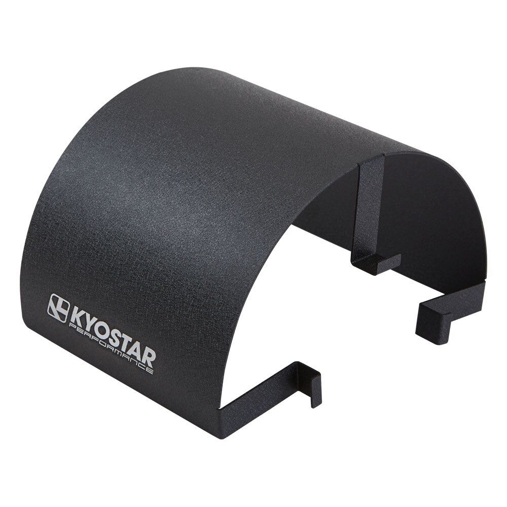 Rvs Air Intake Hitteschild Voor 2.5 &#39;&#39;-5&#39;&#39; Hals Neo Chrome Luchtfilter Kegel Hitteschild voor Universal: Black
