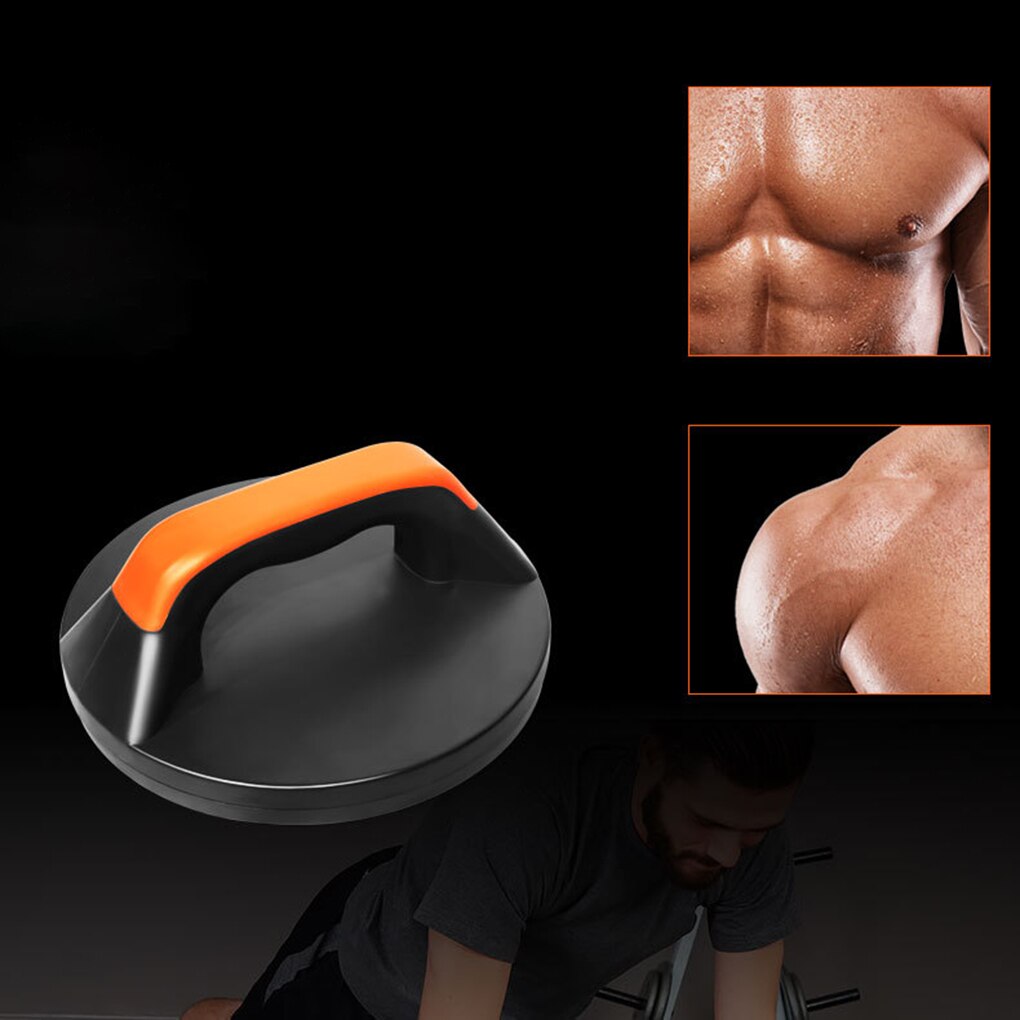 1 Pair Push Up Bars Anti-slip Rotating Circular Push-up Workout Stands Home Gym Fitness Tool