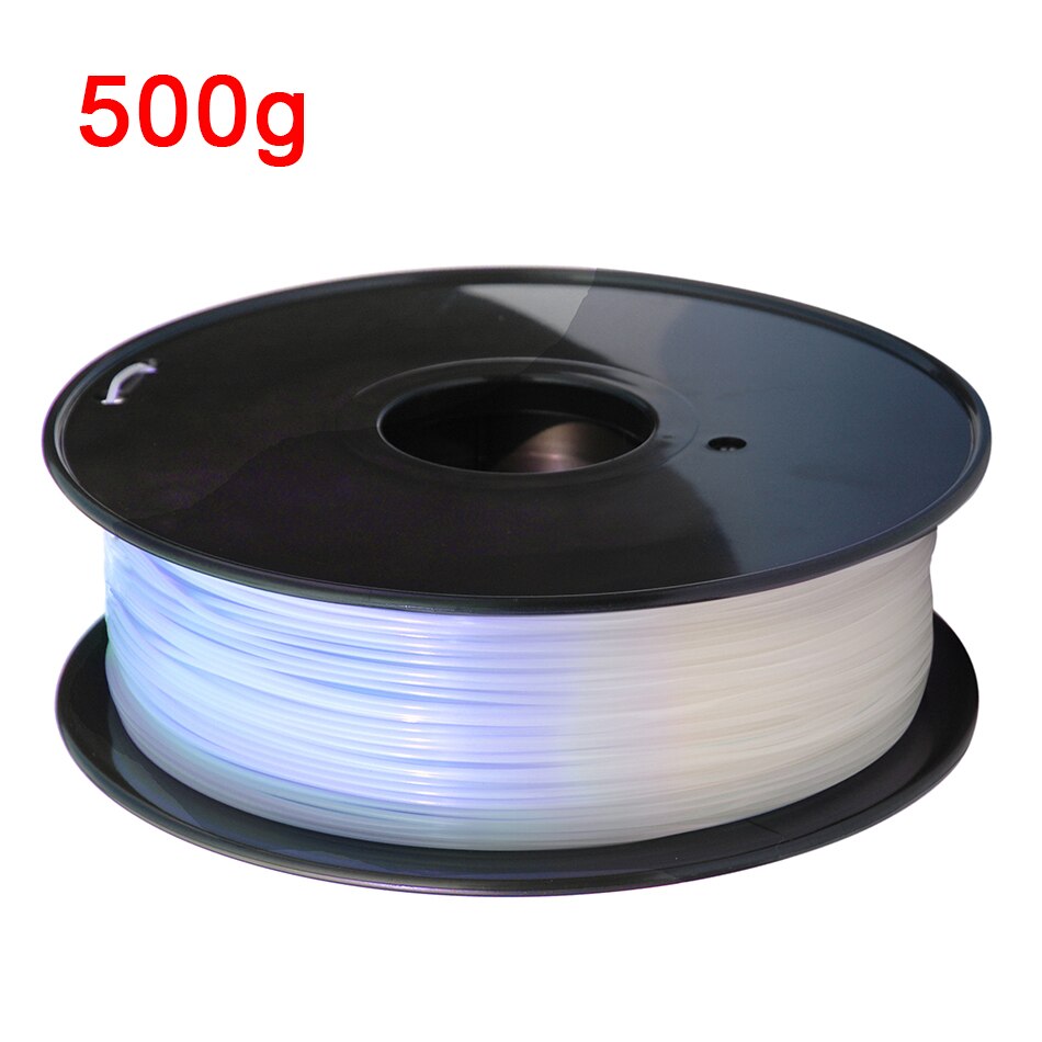 PLA Light Change Color 3D Printer Filament Printing Material Sublimation Plastic White to Pink Yellow Blue PLA for 3D Printer: WH to blue 500g