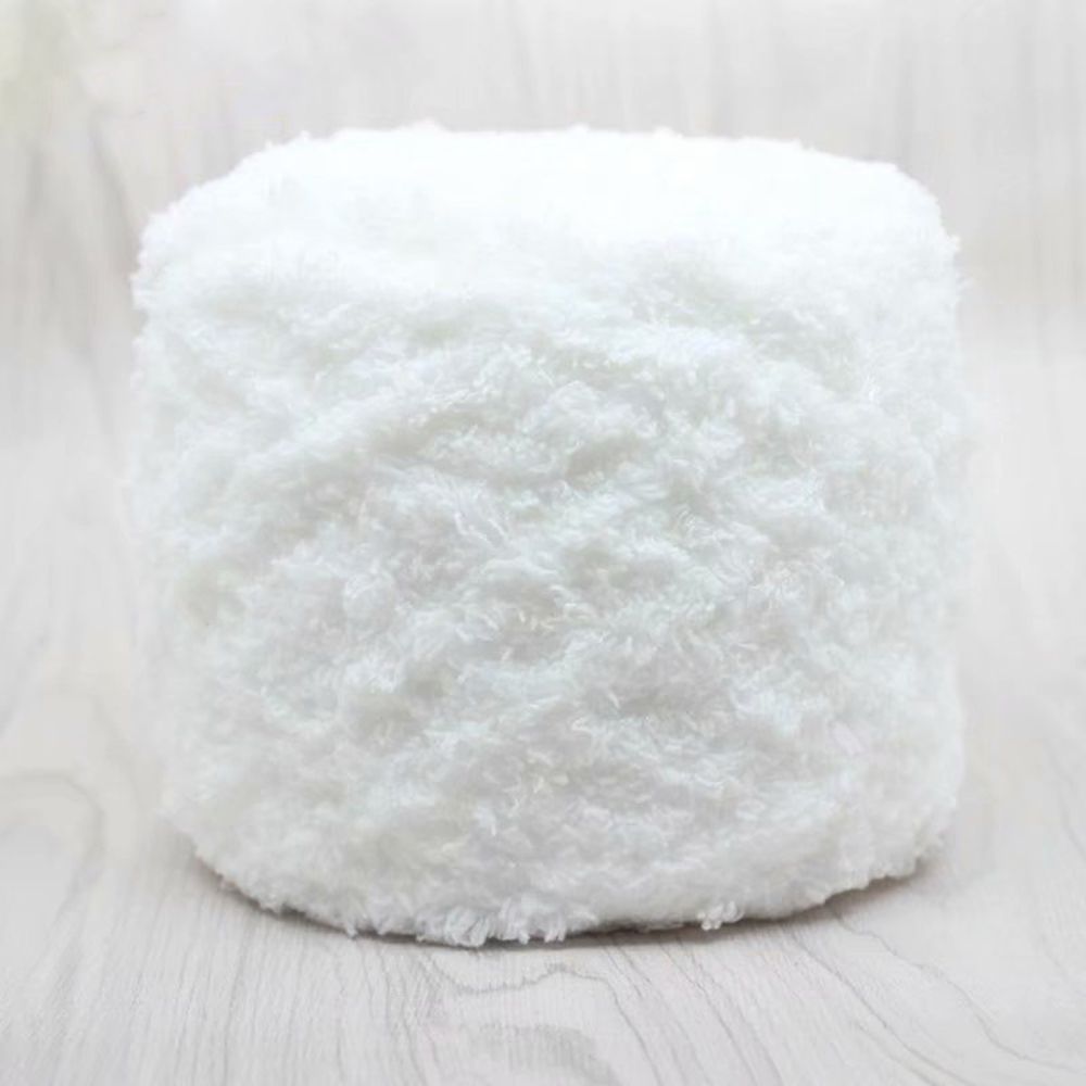 Household Products Hand Knitting Baby Hand-made Wool Crochet Coral Wool Yarn: white