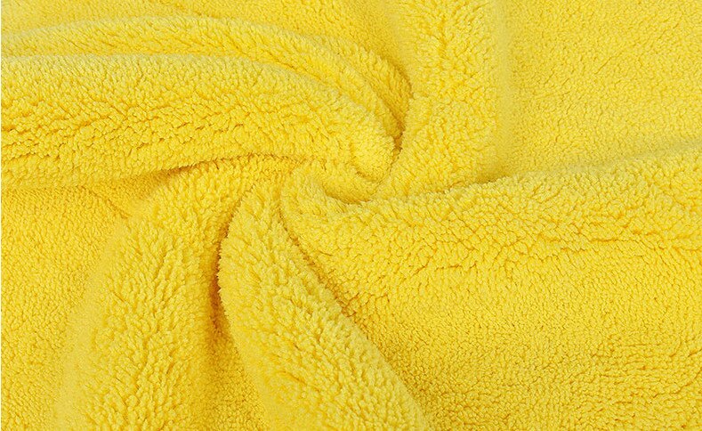 2 stk bilvask mikrofiberhåndklæde bilrengøring tørringsklud hemming bilplejeklud med detaljer om vaskehåndklæde