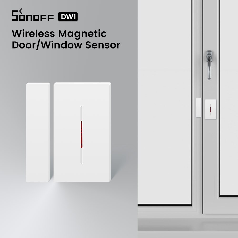 Itead SONOFF RF Bridge 433Mhz Wifi Wireless Signal Converter PIR2 Motion Sensor DW1 Door Window Alarm Sensor Smart Home Security
