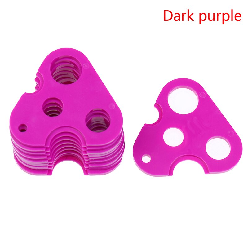 10 stuks etherische olie opener gereedschap plastic flesopeners kurkentrekker gereedschap voor hervulbare flessen: Rood