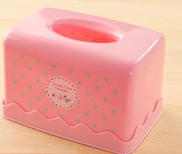 1pc tissueboxen in huisstijl, europees karton, papieren zuigbox, multifunctionele huishoudhanddoek, tissuebox  lf 005: Rood