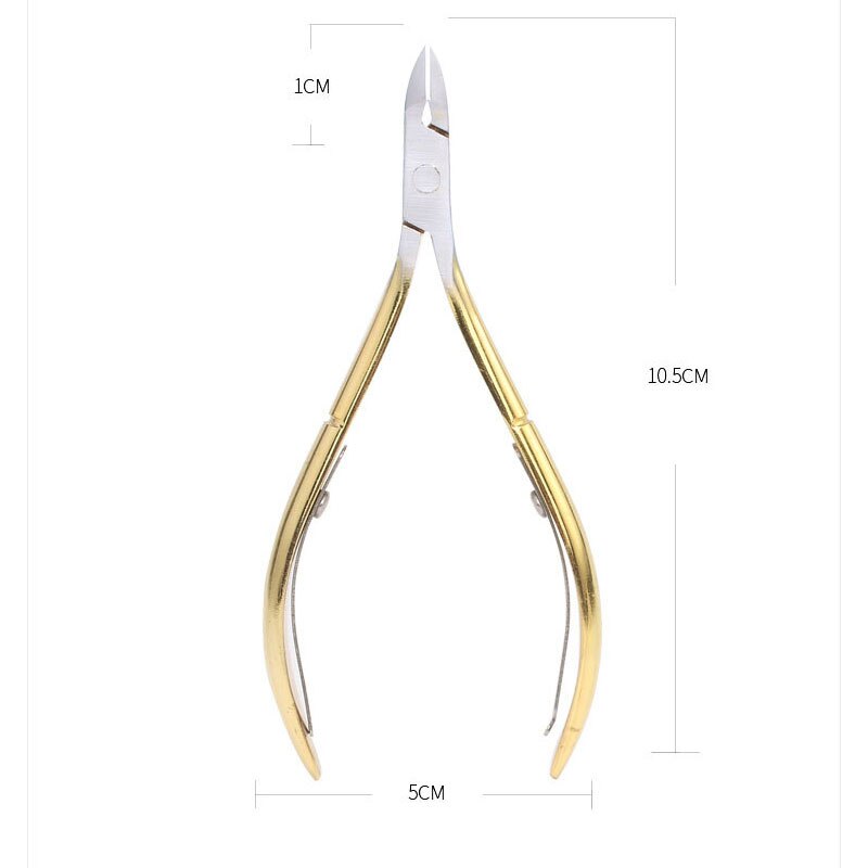 1PC Double Spring Dead Skin Nail Scissor Fingernail &amp; Toenail Cuticle Nipper Trimming Cutter Plier Nail Clipper Tool