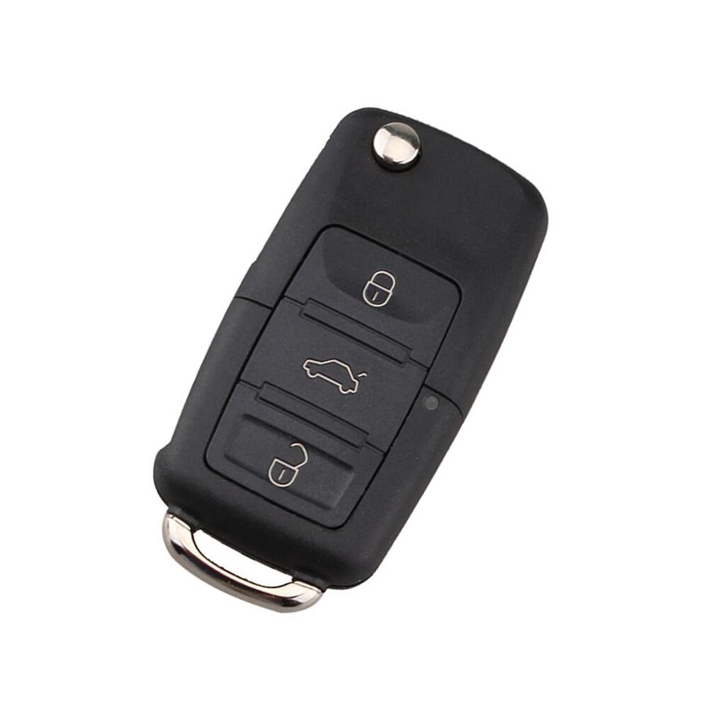 Replacement 3 Buttons Car Flip Remote Keyless Key 434MHz for VW Jetta Golf