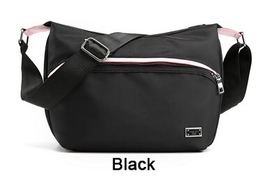 Piler femme décontracté Portable unique sac à bandoulière en Nylon dames Mini fermeture éclair sacs à bandoulière petit sac à rabat carré sacs à main de messager