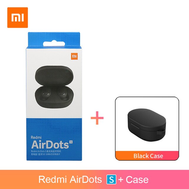 Nuovo Xiaomi Redmi Airdots 2 Redmi Airdots S TWS Bluetooth 5.0 auricolare Stereo Bass True Wireless Stereo Auto Link auricolare: Airdots s black