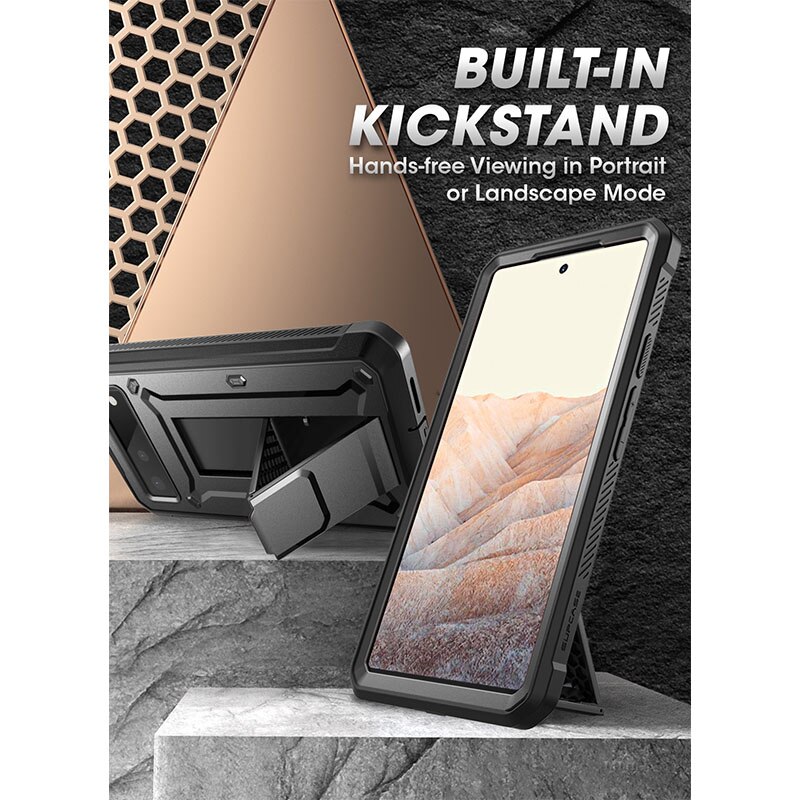 Supcase Voor Google Pixel 6 5G Case ) ub Pro Full-Body Robuuste Holster Beschermhoes Zonder Ingebouwde Screen Protector