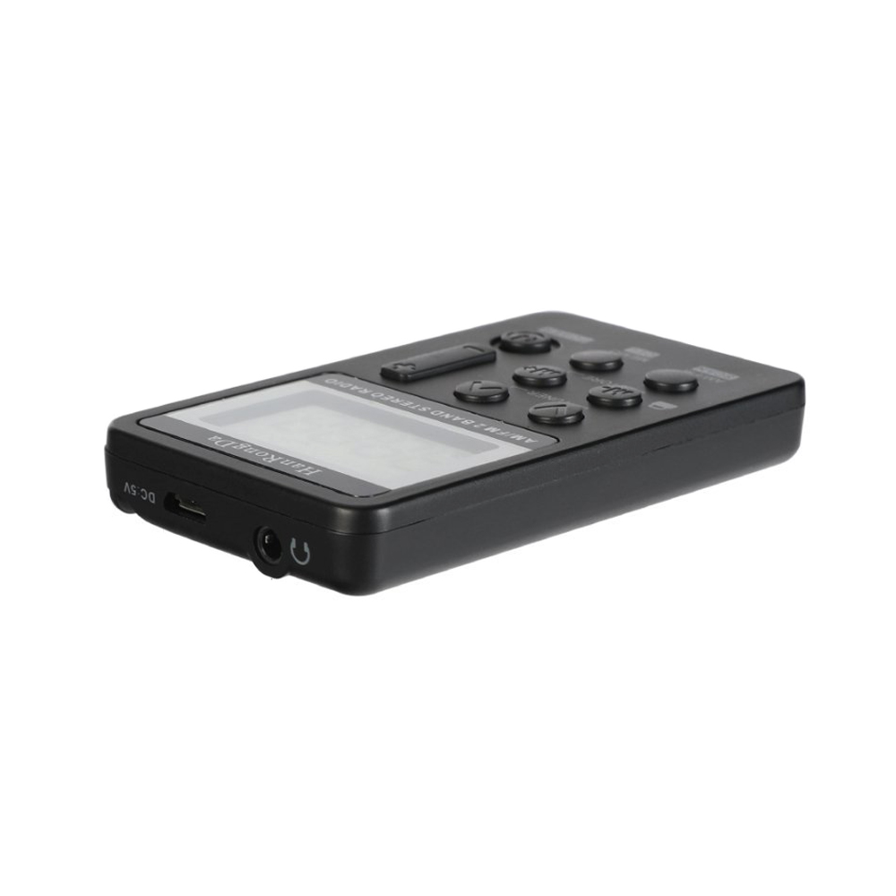 HanRongDa HRD-103 AM FM Radio digitale ricevitore Stereo a 2 bande con schermo LCD batteria ricaricabile Radio tascabile portatile