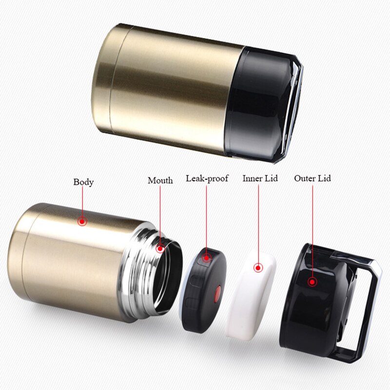 Large Box 800ML And 1000ML Insulating Cup Stainless Steel Vacuum Jars Thermos Lunch Box For Food With Thermo Pot Containers