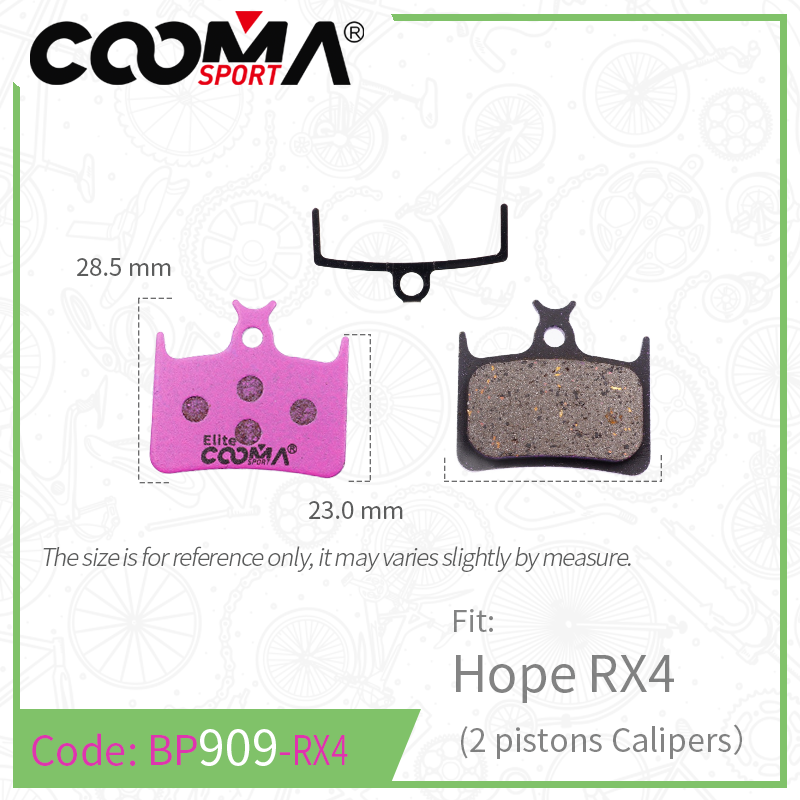 4 Pairs 8 PCS Ceramic Bicycle Brake Pads for SRAM Avid Shimano Magura Hayes Formula Hope ZOOM JAK Bike Caliper: SKY BLUE