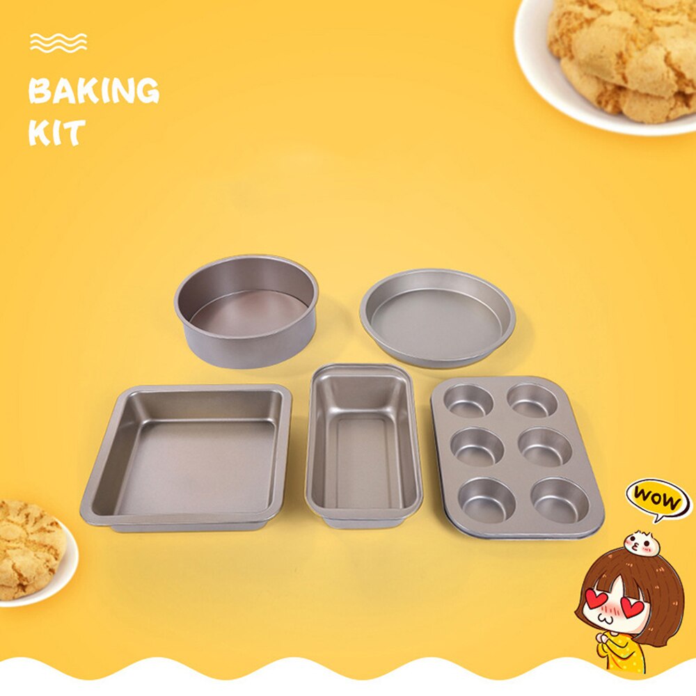 Bakeware Kits Bake Ware Set Sets 2022 Baking Tin Pan Turkey Dish Pans Tray Tins Custom 5 Cake 5Pcs Full Nonstick