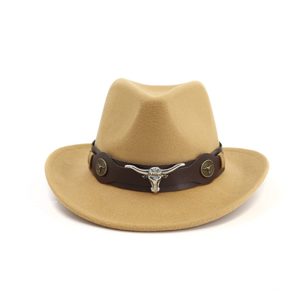 Chapeau De Cowboy Western Unisexe Adulte - Large Bord - Pour Fête Déguisement