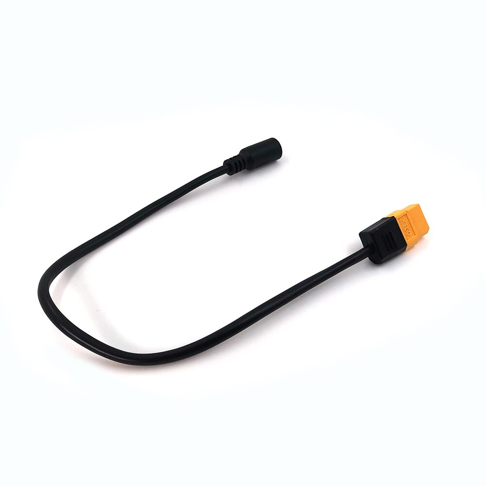 22 awg 30cm xt60 vrouwelijke kogelconnector naar vrouwelijke  dc5525 stroomkabel 5.5 x 2.5mm adapter voor rc-voeding lader lipo-batterij