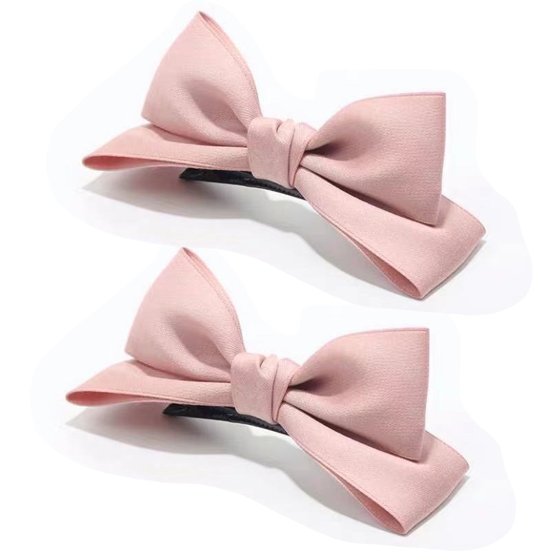 2 unids/lote lazo para el cabello para mujeres niñas horquilla Simple Top Clip para el cabello horquillas para mujer accesorios para el cabello: Azul cielo