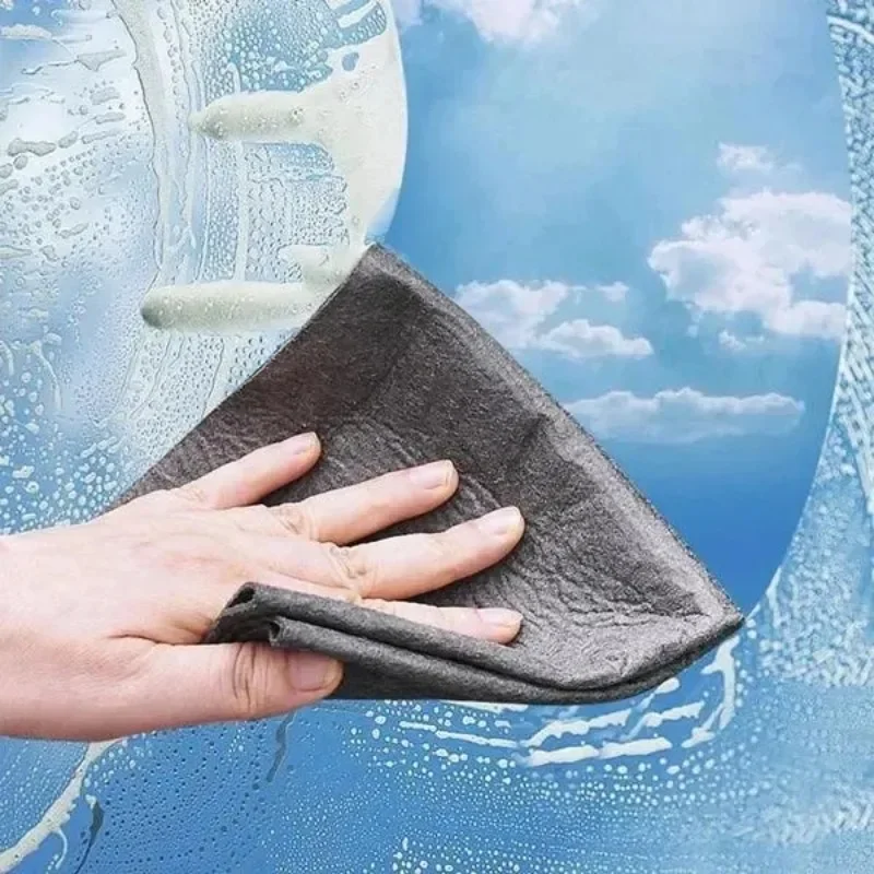 paño mágico, paños de limpieza gruesos, sin rastro, microfibra reutilizable, trapos de limpieza de vidrio para ventana de coche, toallas, herramientas de limpieza del hogar