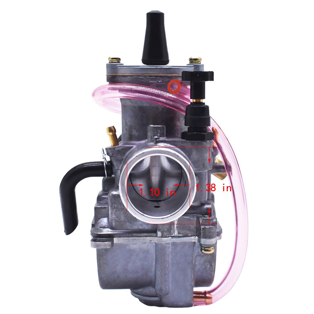 Carburateur 28mm OKO PWK Jet de puissance carburateur pour glissière plate OKO28 JOG DIO KR150 RTL250