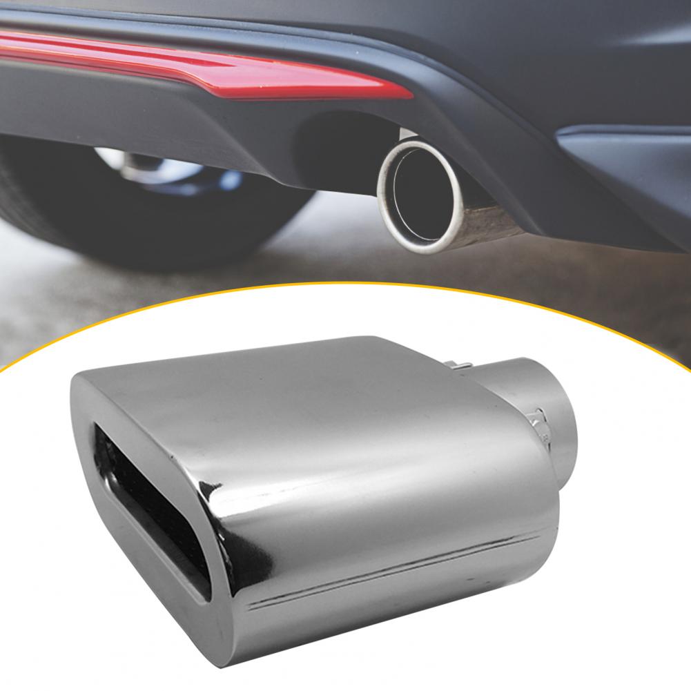 Silencieux d&#39;échappement universel 6028A, bouche plate, en acier inoxydable, pour voiture, directe, 70%