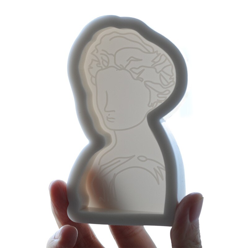 Portrait Mold European Athenian Character Aromatherapy Candle Making Mould Model Diy Crystal Gypsum Resin Silicone Epoxy Mold